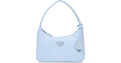 prada tasche damen blau
